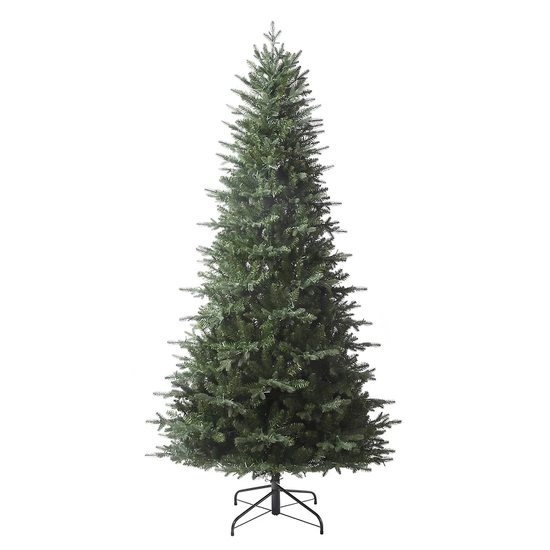 7.5ft. Pre-Lit Queensbury Fir Artificial Christmas Tree, Color Changing Cluster LED Lights