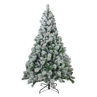 6.5ft. Unlit Flocked Somerset Spruce Artificial Christmas Tree