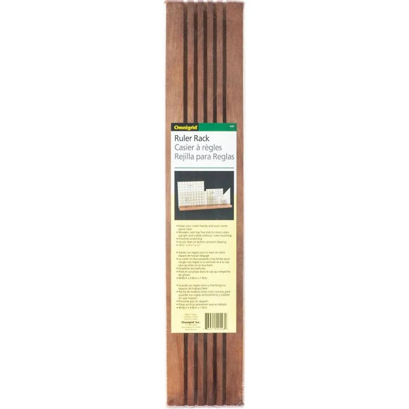 Omnigrid® Wooden Ruler Rack