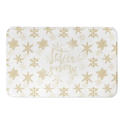 Let It Snow Bath Mat