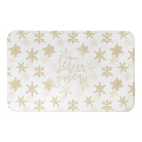 Let It Snow Bath Mat