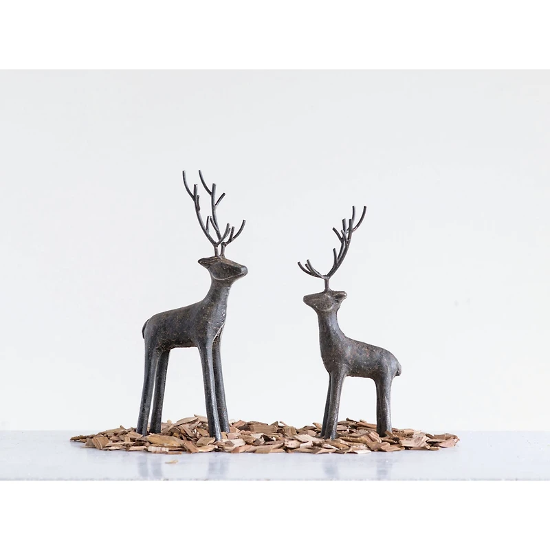 Hello Honey® 13.5" Cast Iron Standing Deer