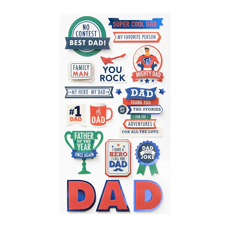 Dad Dimensional Stickers by Recollections™