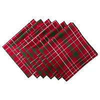 DII® Tartan Holly Plaid Napkin Set, 6ct. 