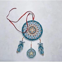 MP Studia Fox Ornament Plastic Canvas Counted Cross Stitch Kit