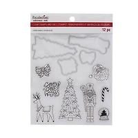 Candy Cane Wishes Clear Stamp & Die Set by Recollections™