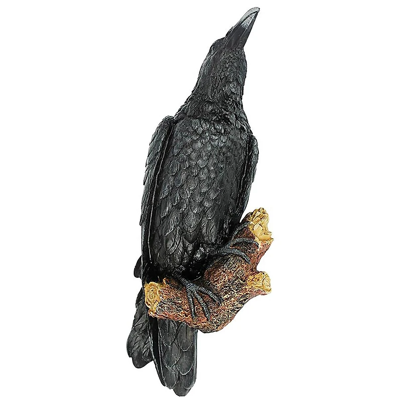 Design Toscano 18" The Raven's Perch Wall Sculpture Set