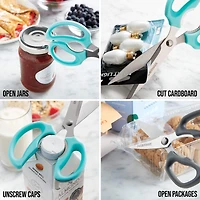 Farberware Aqua & Gray 2 Piece Shears Set