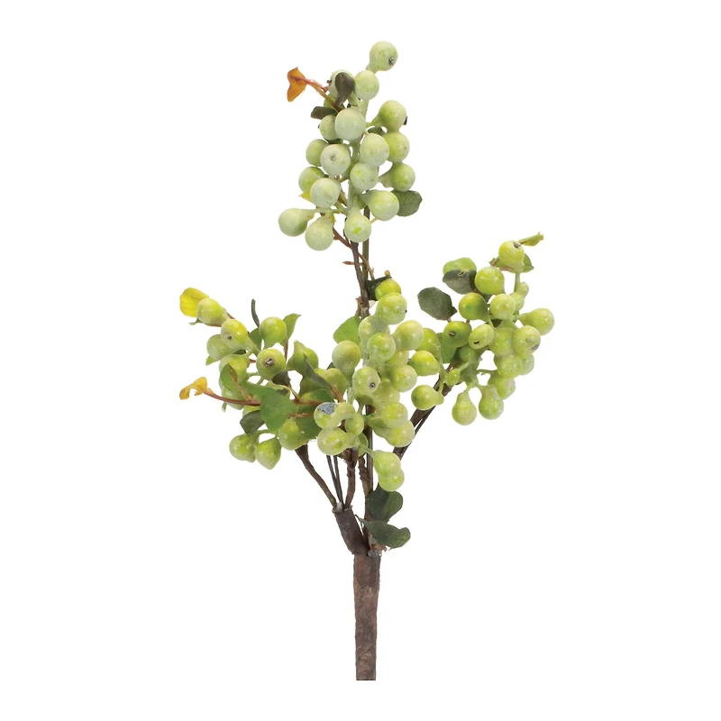 17" Green Berry Foliage Sprays, 6ct.