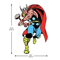 RoomMates Marvel Classic Thor Comic Peel & Stick Giant Wall Decal