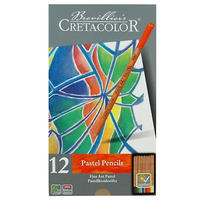 Cretacolor 12 Color Fine Art Pastel Pencil Set