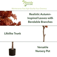 6ft. Autumn Oak Artificial Fall Tree