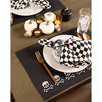 DII® Skulls Embroidered Placemats, 4ct.
