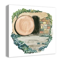 Easter Tomb Canvas Wall Art