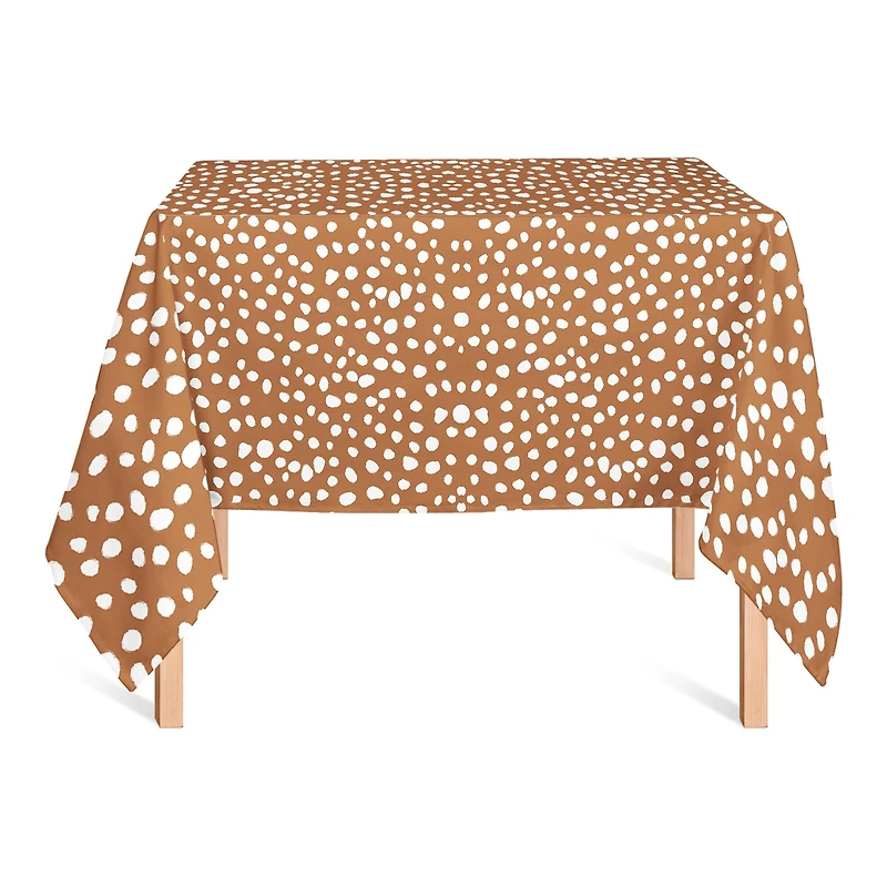 Terracotta Spots Tablecloth