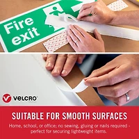 8 Pack: VELCRO® Brand Sticky Back White Tape, 5ft.