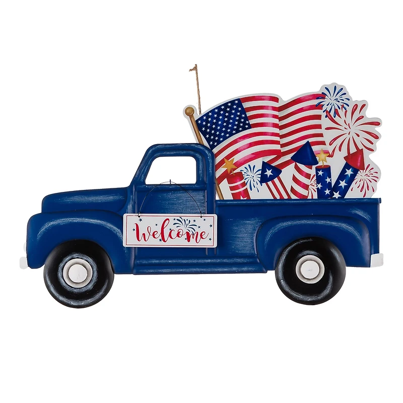 Glitzhome® 24" Metal American Truck Yard Stake