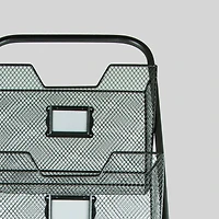 3ft. Metal Mesh Magazine Rack