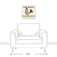 Little Witches Broom Riding School 16" x 16" Canvas Wall Art