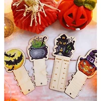 Mp Studia Halloween Cross Stitch on Wood Kit