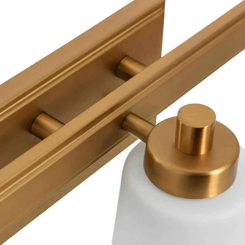 Hello Honey® Robert Stevenson Lighting Sullivan Park Frosted Glass & Metal 3-Light Vanity