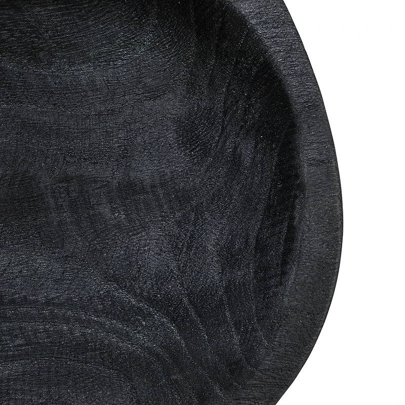 Hello Honey® 14.5" Hand-Carved Paulownia Wood Bowl