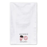 We Go Together Like Coffee & Donuts Tea Towel Set