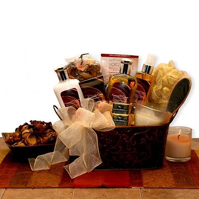 Caramel & Crème Bliss Spa Gift Basket