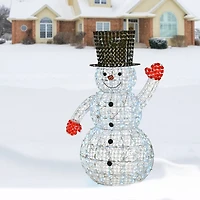 5ft. LED Crystal Bead Snowman