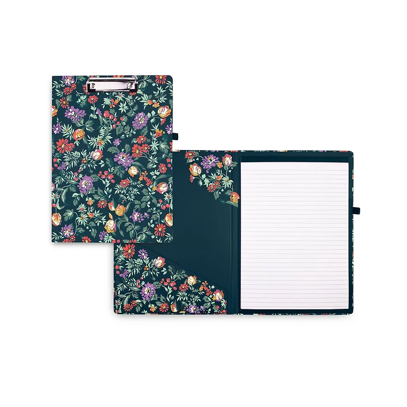 Vera Bradley® Green Fresh-Cut Floral Clipboard Folio