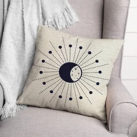 Shining Moon Phase 2 18" x 18" Throw Pillow