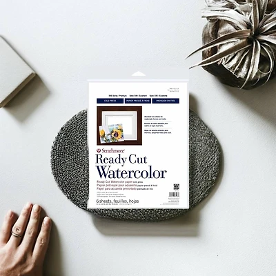 Strathmore® 500 Series Cold-Press Ready Cut Watercolor Paper, 11" x 14"