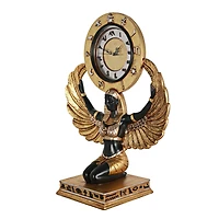Design Toscano 28" Egyptian Goddess Isis Grand-Scale Clock Statue