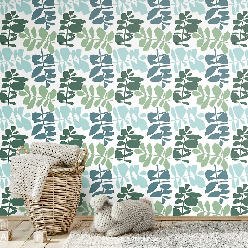 RoomMates Leaf Sprigs Peel & Stick Wallpaper
