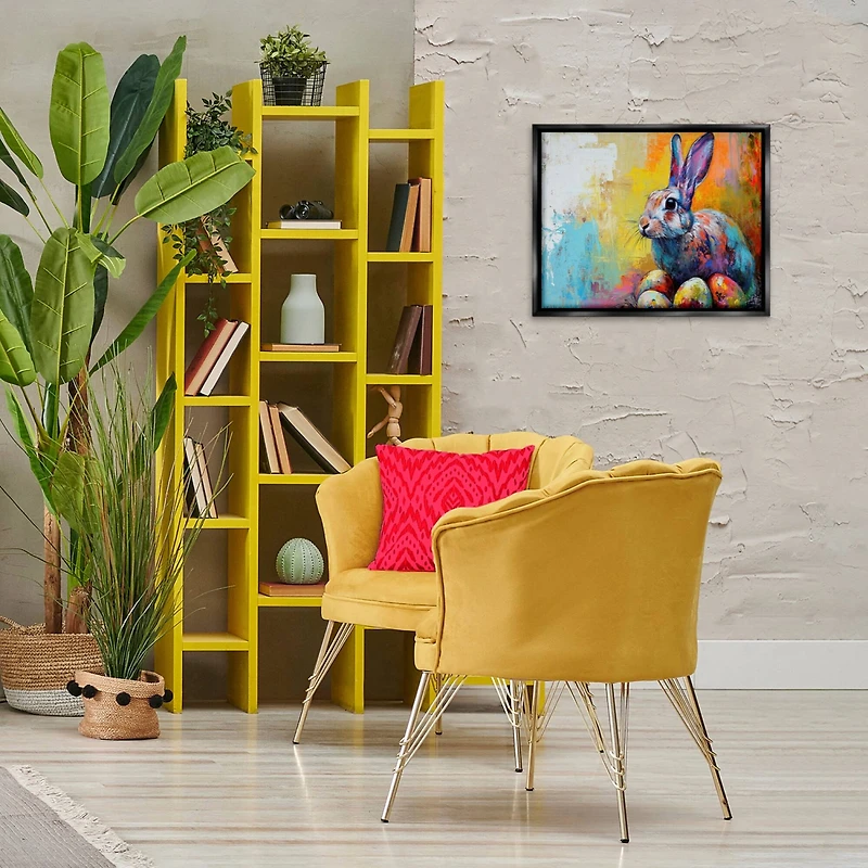 Stupell Industries Easter Joy Abstract Floater Framed Art