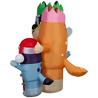 6ft. Airblown® Inflatable Christmas Bluey & Family Scene