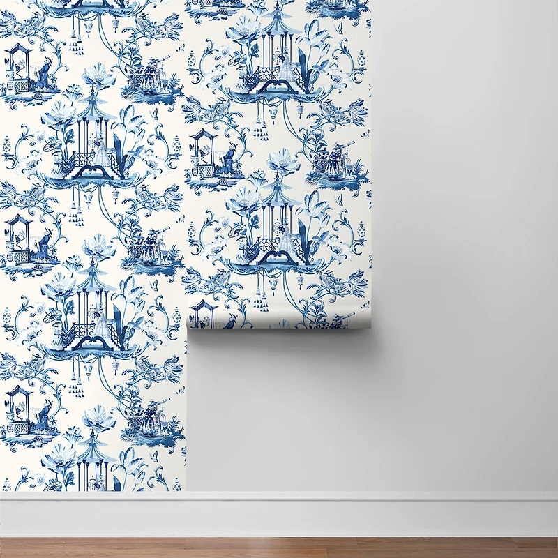 Harrison Howard East of the Moon Delft Peel & Stick Wallpaper