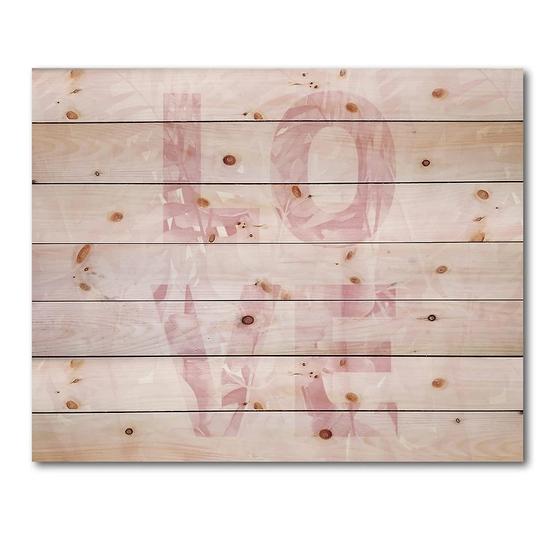 Designart - Pink Pastel Love