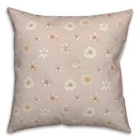Florals Throw Pillow