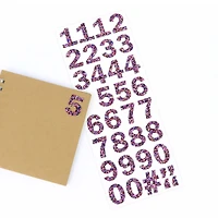 Red & Blue Glitter Number Stickers by Recollections™