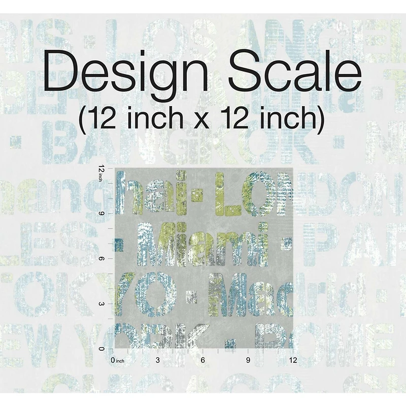 RoomMates Cities Of The World Peel & Stick Wallpaper