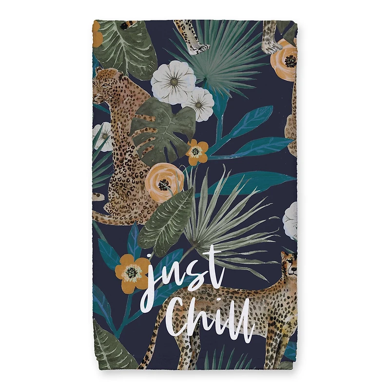 Just Chill Tropical Cheetah Tea Towel Set