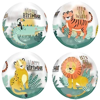 Orbz® XL™ 16" Get Wild Birthday Clear Foil Balloon