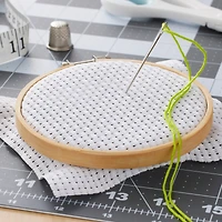 12 Pack: White Herta Cross Stitch Fabric by Loops & Threads®, 15" x 18"