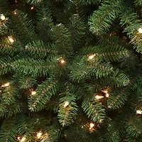 7.5ft. Pre-Lit PowerConnect™ Kingswood Fir Artificial Christmas Tree, Light Parade® LED Lights