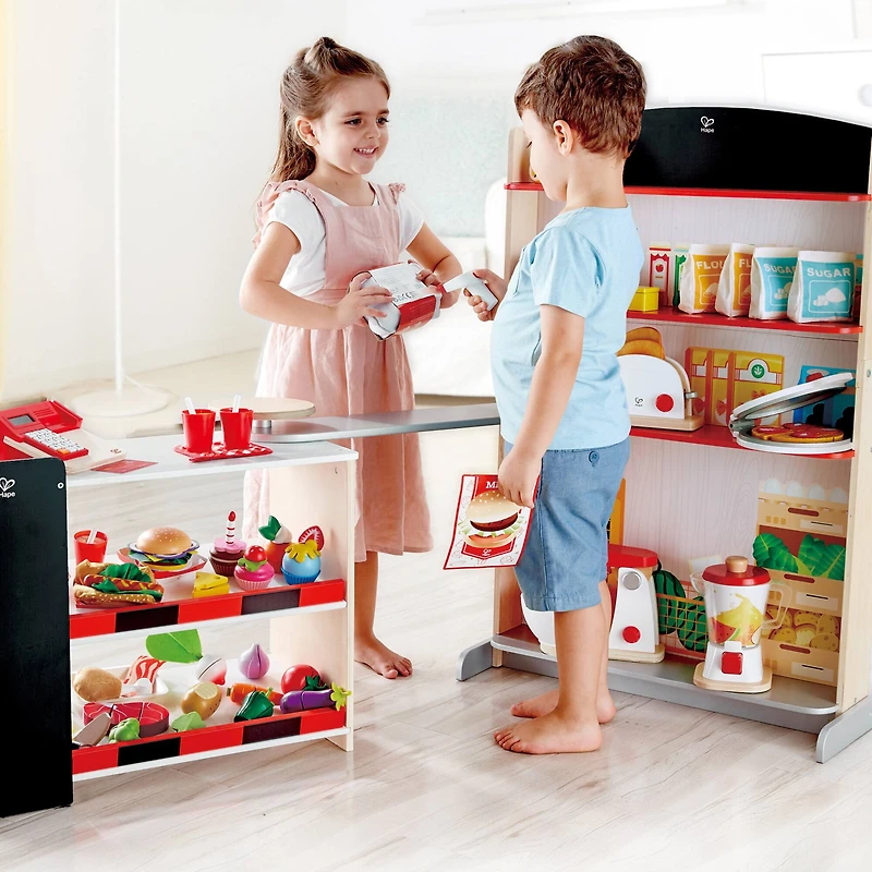 Hape Pop-Up Shop Kids Wooden Playcenter