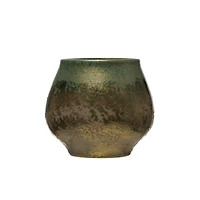 Hello Honey® 6" Iridescent Green Glaze Stoneware Planter