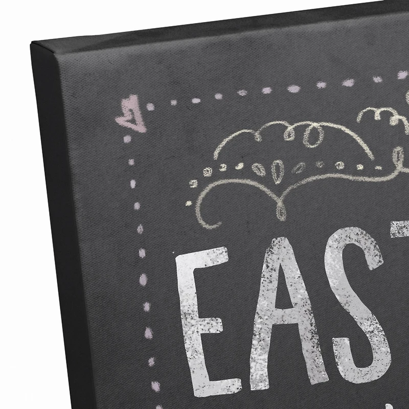 Easter Chalk Canvas Wall Art