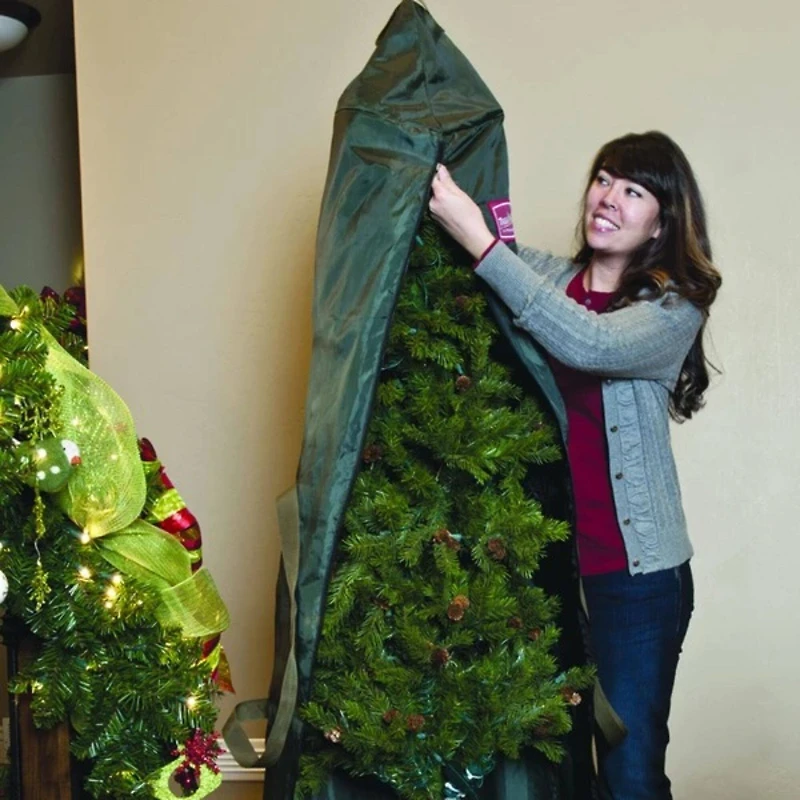 Green Foyer Christmas Tree Protective Storage Bag