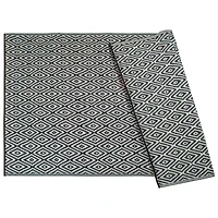 DII® Black Diamond Outdoor Rug, 4ft. x 6ft.